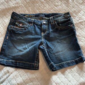 See Thru Soul Jean Shorts Womens Size 29 Denim y2k